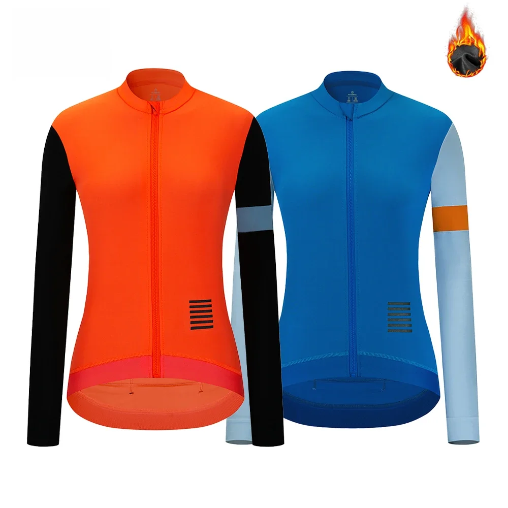AliExpress YKYWBIKE Women's Cycling Jersey Long Sleeve Warm Thermal Fleece Winter Bike Jersey Bicycle Top Road Jacket Cycling Clothing