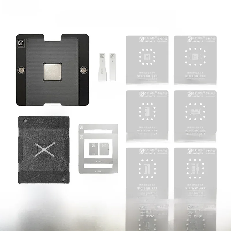 AMAOE-Ensemble de Plate-Forme de Plantation Uelasticity EMMC EMCP, pour BIncome 153/169/162/186/221/254 0.15mm, Kit de Galets de Reballage