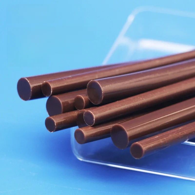 Brown Hot Melt Glue Sticks 7mm 11mm×150mm EVA Material To DIY Tools Artwork Toys Bond Metal Wood For Heat Gun bonding Adhesive