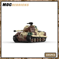 Military Weapon Tank 1:45 Vehicle Series Personnel Carrier Educational Assembled Model Toys Brick Children Christmas For Gifts