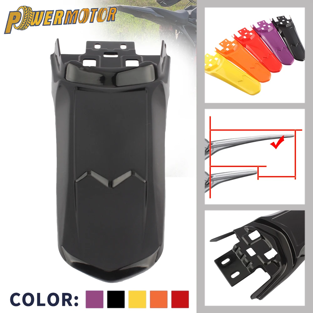 For Surron Ebike Dirt Bike Enduro Motorcycle Mudguard Rear Wing Fender Extension Tail Surron Light Bee X Motocross Accessories