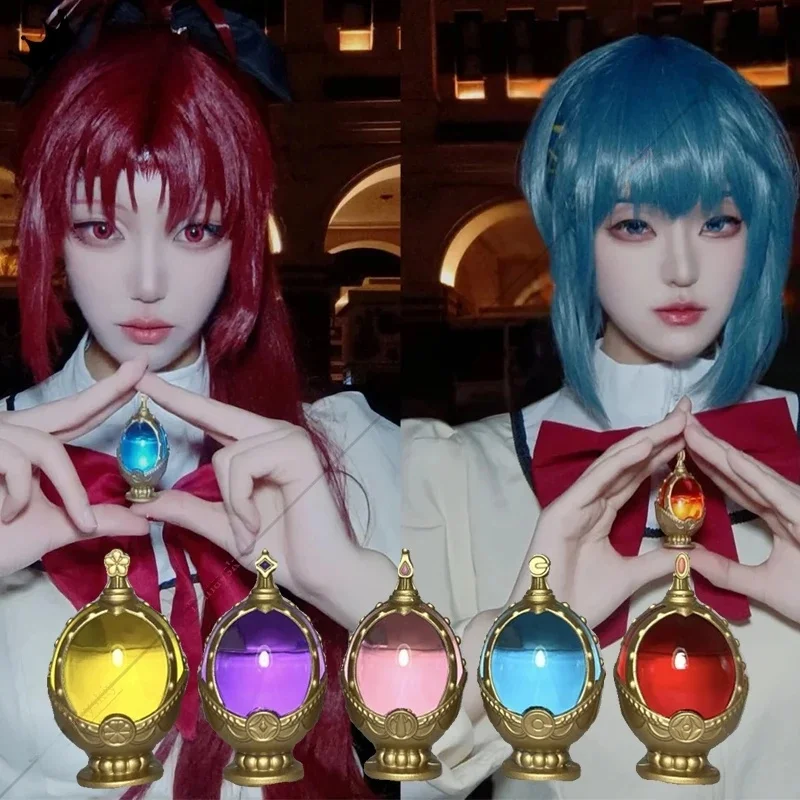5.8*3.2cm ręcznie robione Anime Puella Magi Madoka Magica Kaname Madoka Soul Gem Cosplay biżuteria Anime ubrania imprezowe akcesoria Decora — zdjęcie 2