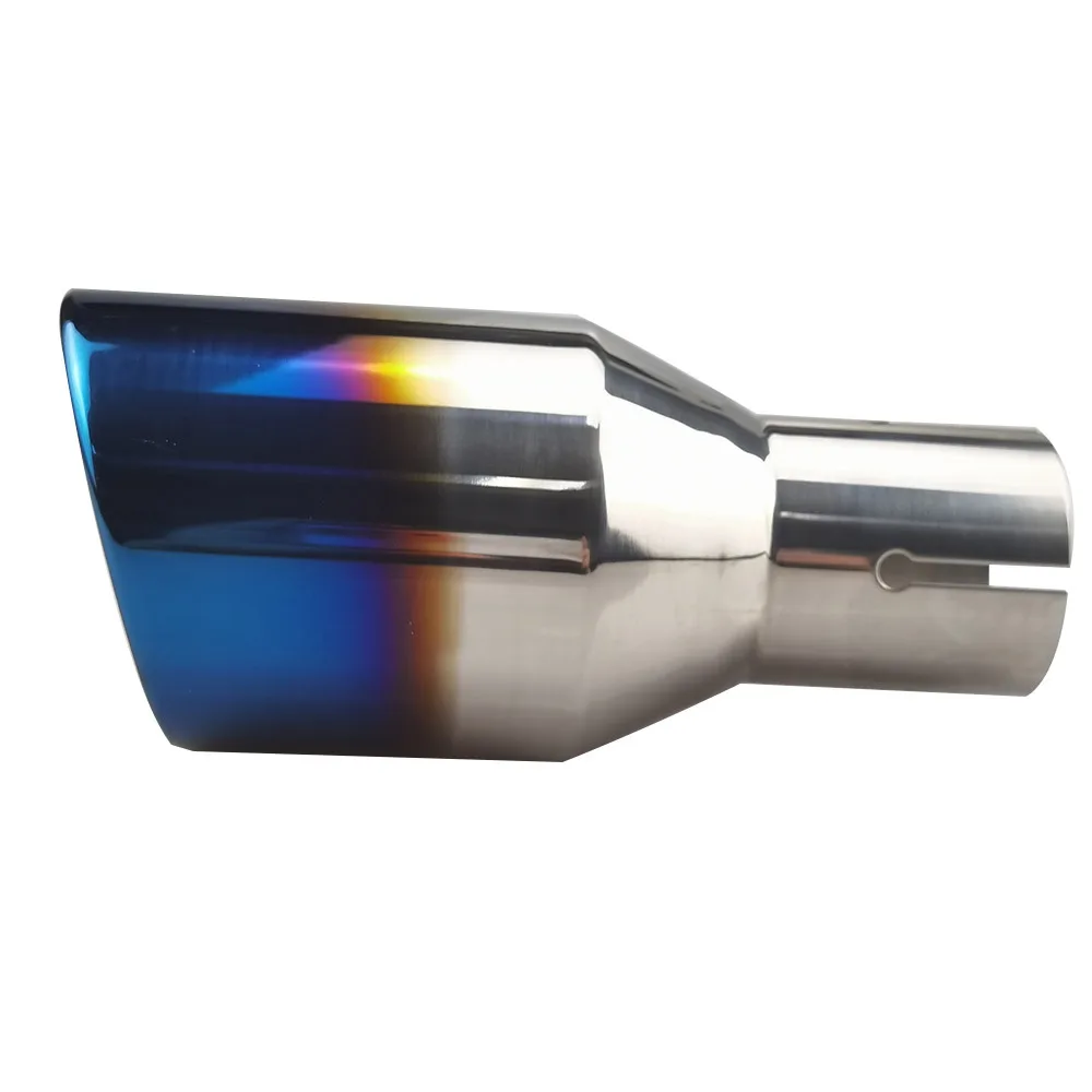 20cm long  tailpipe  63mm Inlet Exhaust Tip 2.5