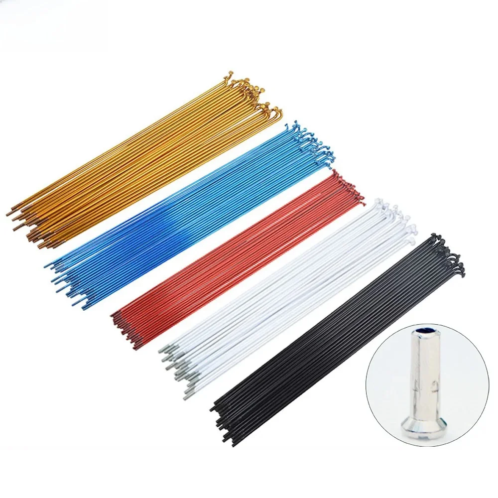AliExpress mi Xim 10PCS 186/188/233/235/259/261/292/294mm Bicycle Mountain Bike 14G Spokes 20/24/26/29 Inch Bike Spoke with Nipples Wheel parts