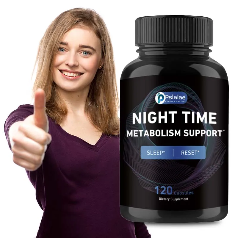 دعم التمثيل الغذائي الليلي ، يحتوي على خلاصة حبوب البن الخضراء وحبوب الكلى البيضاء لتسريع عملية التمثيل الغذائي ، كبسولات