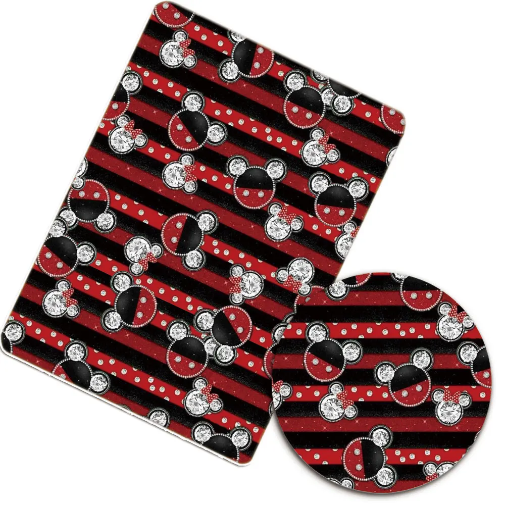 Disney Cartoon Biologische Patroon Polyester Katoenen Doek Decal For A Enl Enl Papieren Handdoek Kinderen Thuis Textiel Naaien Po