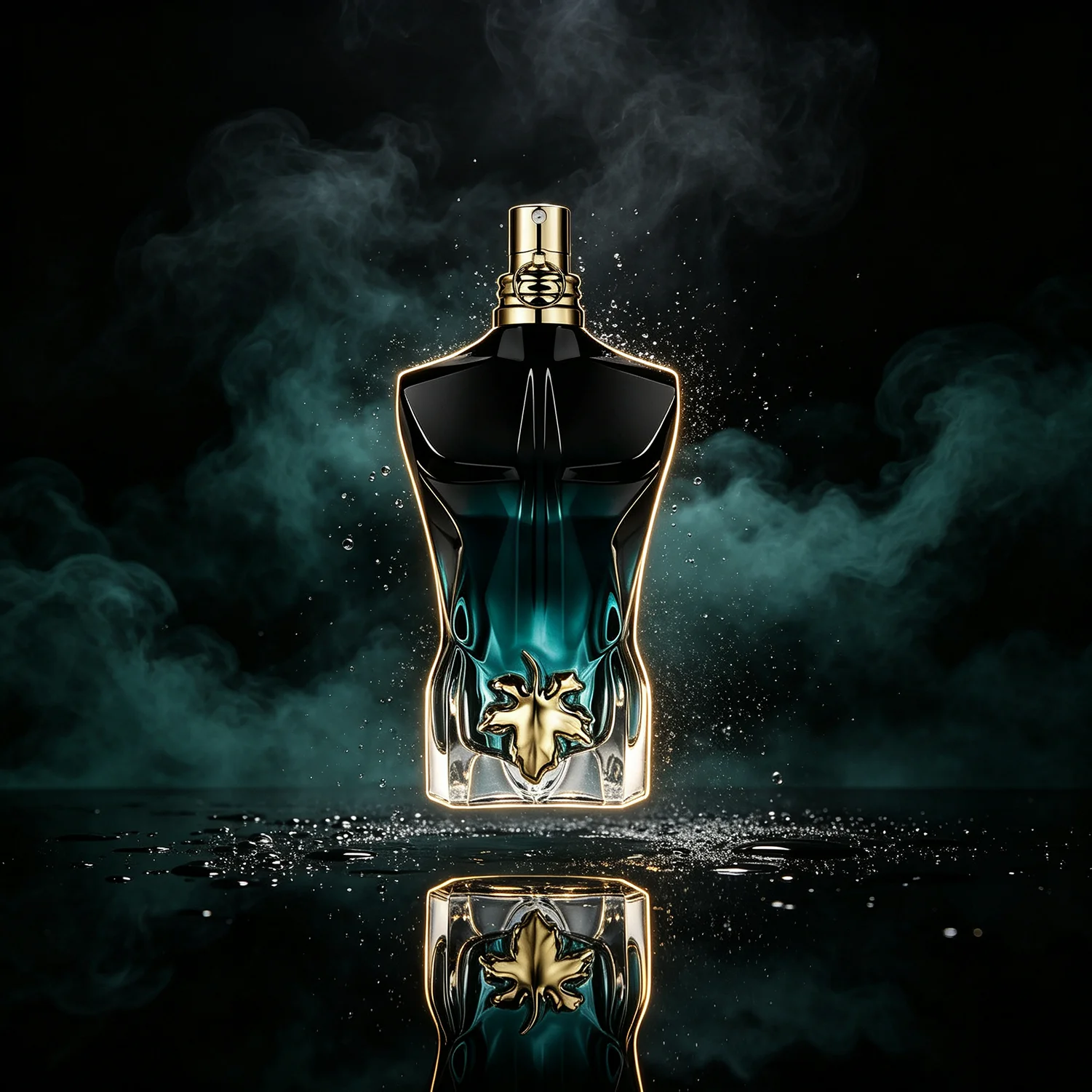 Jean Paul Gaultier Le Beau Le Parfum Intense for Men Long Lasting Woody Amber Men's Cologne Eau De Parfum, Coconut Wood, Tonka Bean & Sandalwood - Designer Fragrance Travel Spray