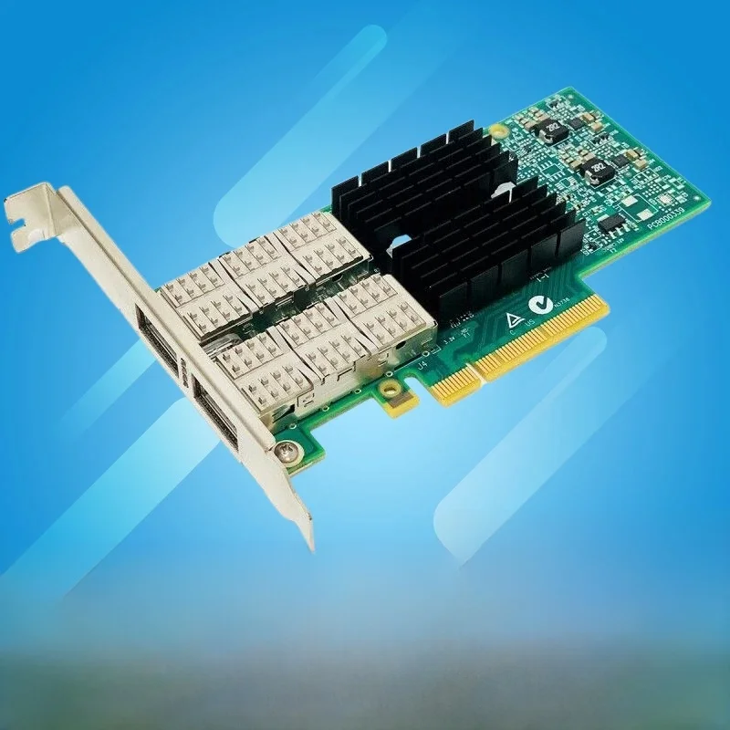Carte adaptateur Mellanox MCX354A-FCCT ConnectX-3 VPI, double port FDR 56 Gb/s ou 40/56 GbE QSFP, PCIe 3.0 x8 8GT/s MCX354A-F