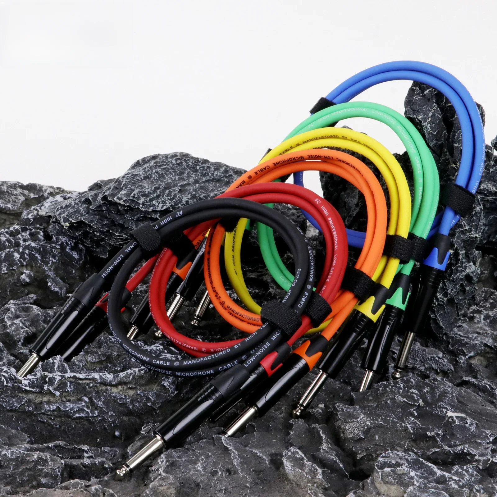 0.2M-30M 6.35mm Mono Jack 1/4"TS Cord to Male Plug Audio Extension Cable for Mixer, Electric Guitar/Bass,Amplifier, Speaker