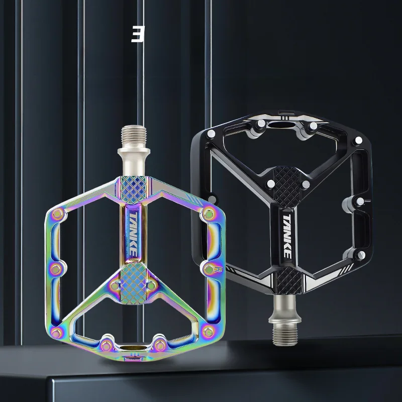 AliExpress TANKE Bicycle Pedals Sealed 3 Bearing Nonslip Pedal Mountain Road Bike Alloy Platform Mtb Pedal Cycling Ultra light Anti slip