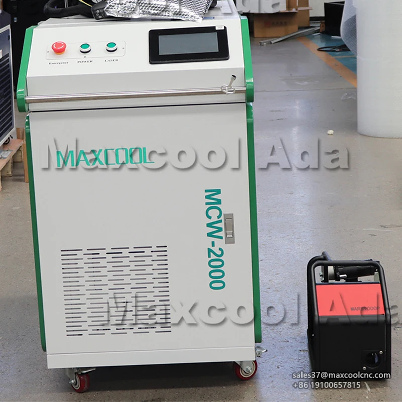 

Max Raycus 1500/2000/3000W Cw Fiber Laser Generator Mobile Handheld Metal Laser Welding Cleaning Machine Price CNC 3 in 1