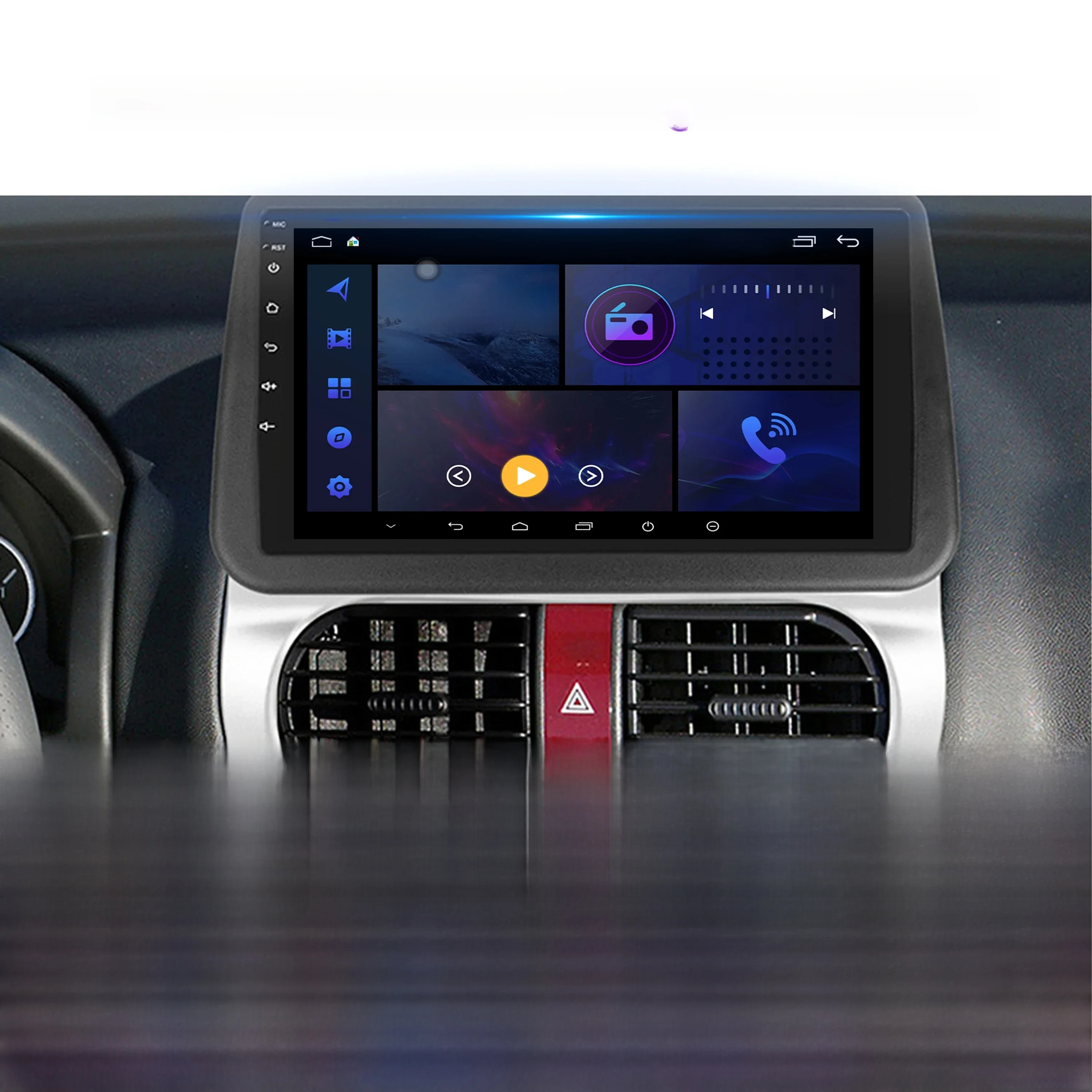 Voor Opel Combo Corsa Tigra 2001-2011 Autoradio Multimedia GPS Apple Android 14 Draadloze BT CarPlay 7862 8 + 256 2 K QLED Scherm - afbeelding 2