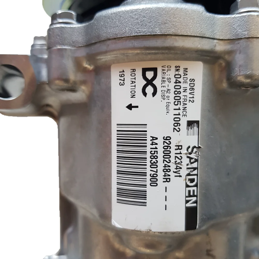 926002484r compressor de ar condicionado para renault mercedes a4158307900 oem parte