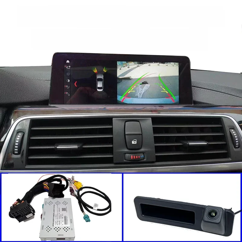 Caméra de recul HD pour voiture, interface technique, poignée de piste, enregistreur pour BMW x3, bronchX5, X6, f15, f25, F20, F22, F30, F35, F36, F48, 2018, 2019