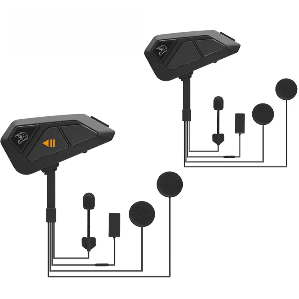 Freedconn FG Bluetooth Motorhelm Intercom Headset 1000M BT5.0 Interphone Communicator 10Riders Waterdichte FM Radio Muziek - afbeelding 2