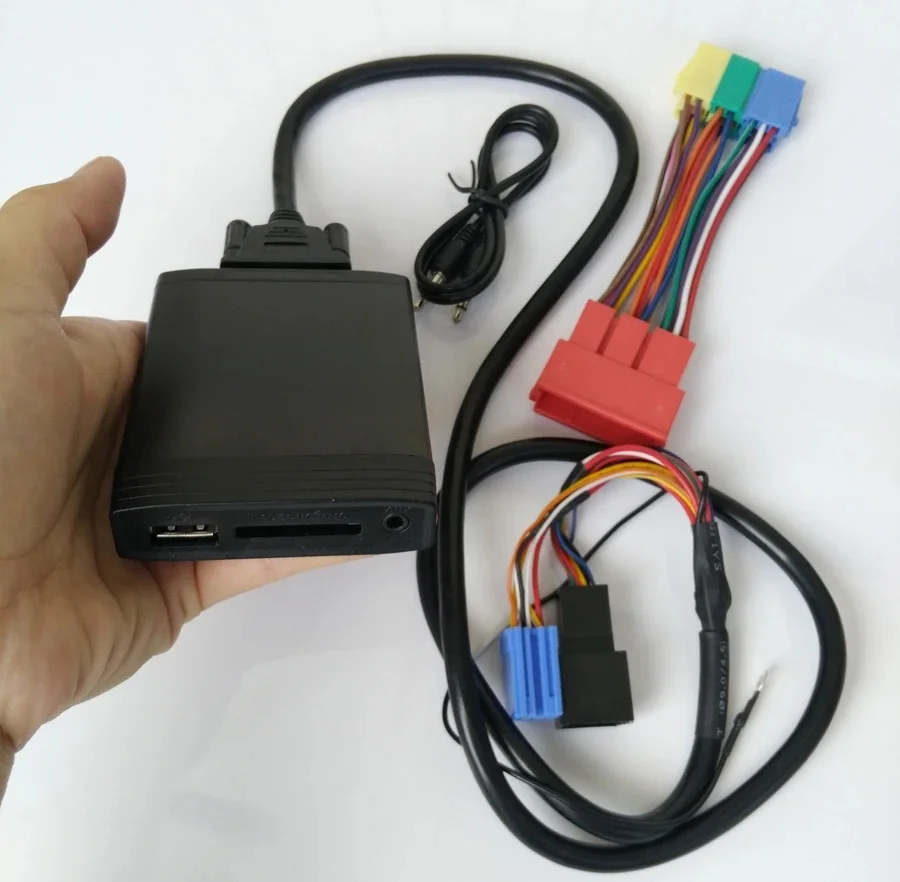 Yatour YTM06-VW8D + YT-Audi20 dla Audi A2 A3 A4/S4 A6/S6 A8/S8 TT AllRoad radioodtwarzacz cyfrowy zmieniarka CD USB odtwarzacz MP3 AUX SD — zdjęcie 2