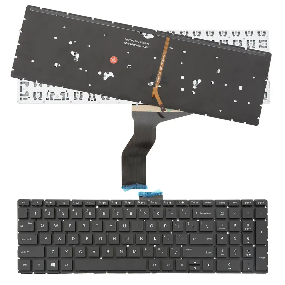 

laptop keyboard for HP for ENVY X360 15M 15-BP 15-BP015 15-BS 15-BW 250 G6 US with backlit keyboard Silver new SN7161BL2