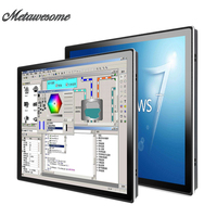 Industrial Computer Front Aluminium  PCAP Capacitive Touch Screen All In One Panel PC With Intel Celeron J1800 For Windows 10pro