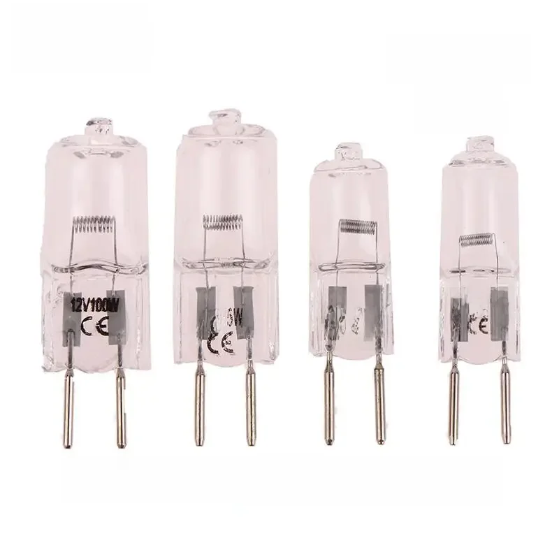 Perles de lampe halogène adaptées à l'aromathérapie, budgétaire de lampe en cristal, ampoule à 2 broches, 12V, G6.35, 35W, 50W, 75W, 100W, 1PC