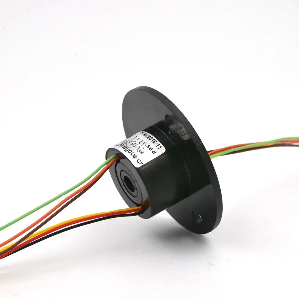 2/4/6/12 Kanalen/Ringen Slipen Met Gat Dia.5Mm 2a Elektrische Sleepring Holle As - afbeelding 2