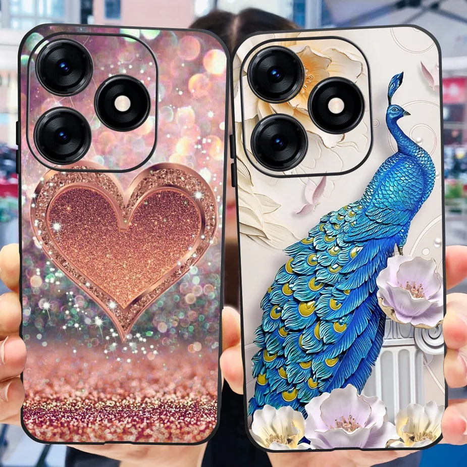 For Tecno Spark 10 Pro Case KI7 Cute Painted Cover Shockproof Phone Cases For Tecno Spark 10C Spark10 Pro Back Cover Soft Fundas