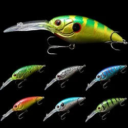 Wlure Crankbait Fishing Lure 11cm 24g with Wobbler Deep Diver 3-4 Meters Tight Wobble C914