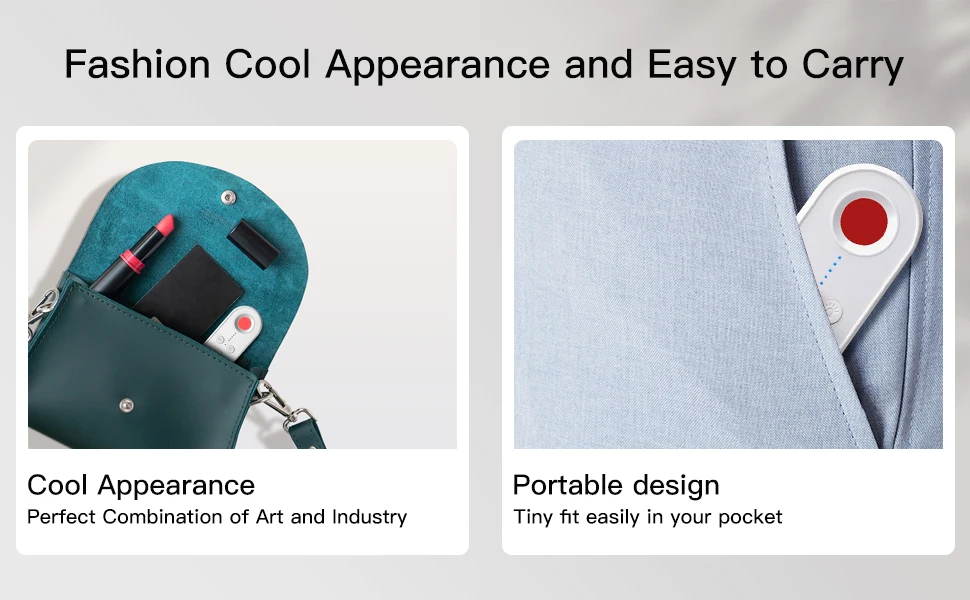 Hidden Camera Detector - 2025 Portable Camera Finder, GPS Tracker Detector, RF Wireless Signal Scanner for Office, Hotels, Cars,