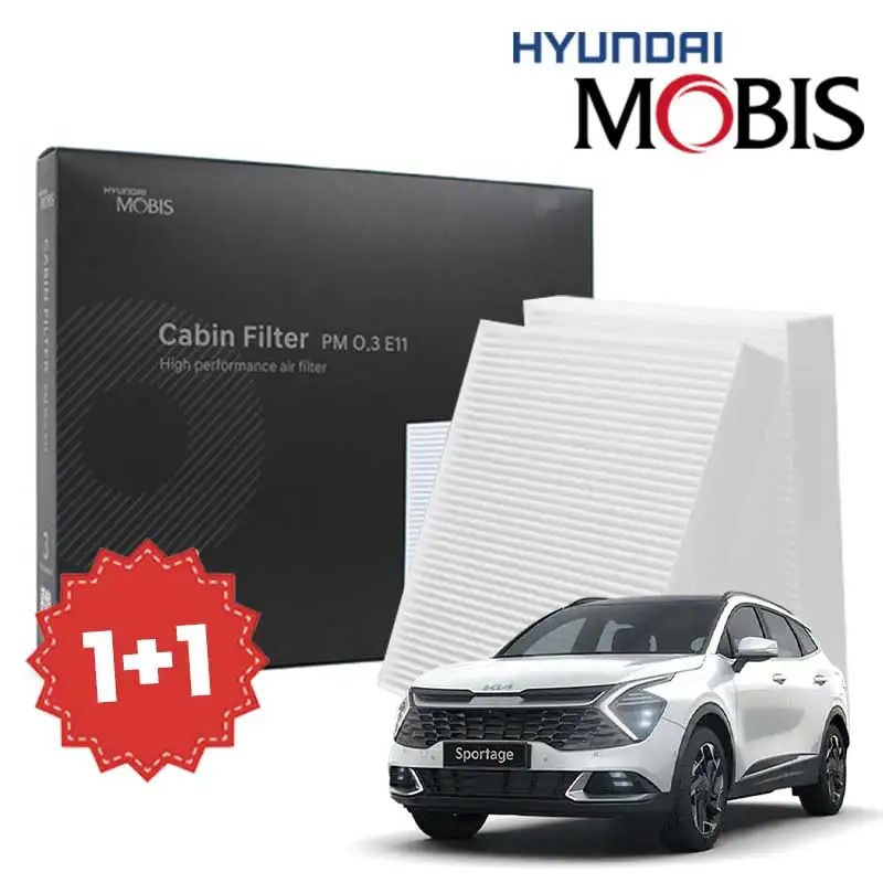 1+1 Hyundai Mobis SPORTAGE Air Conditioner Filter All models PM0.3 E11