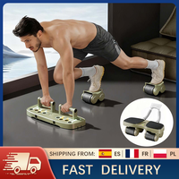4-wheel Abdominal Trainer Automatic Rebound Push Up Mountaineer Core Trainer Sports Equipment Fitness Abdominal Muscle Trainer