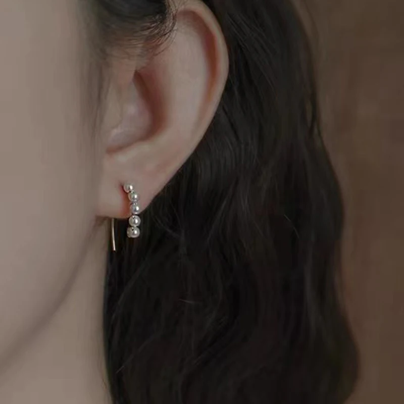 Pearl Earrings Handmade Gold Filled Jewelry Vintage Charm Brincos Minimalist Jewelry Oorbellen Pendientes Earrings For Women