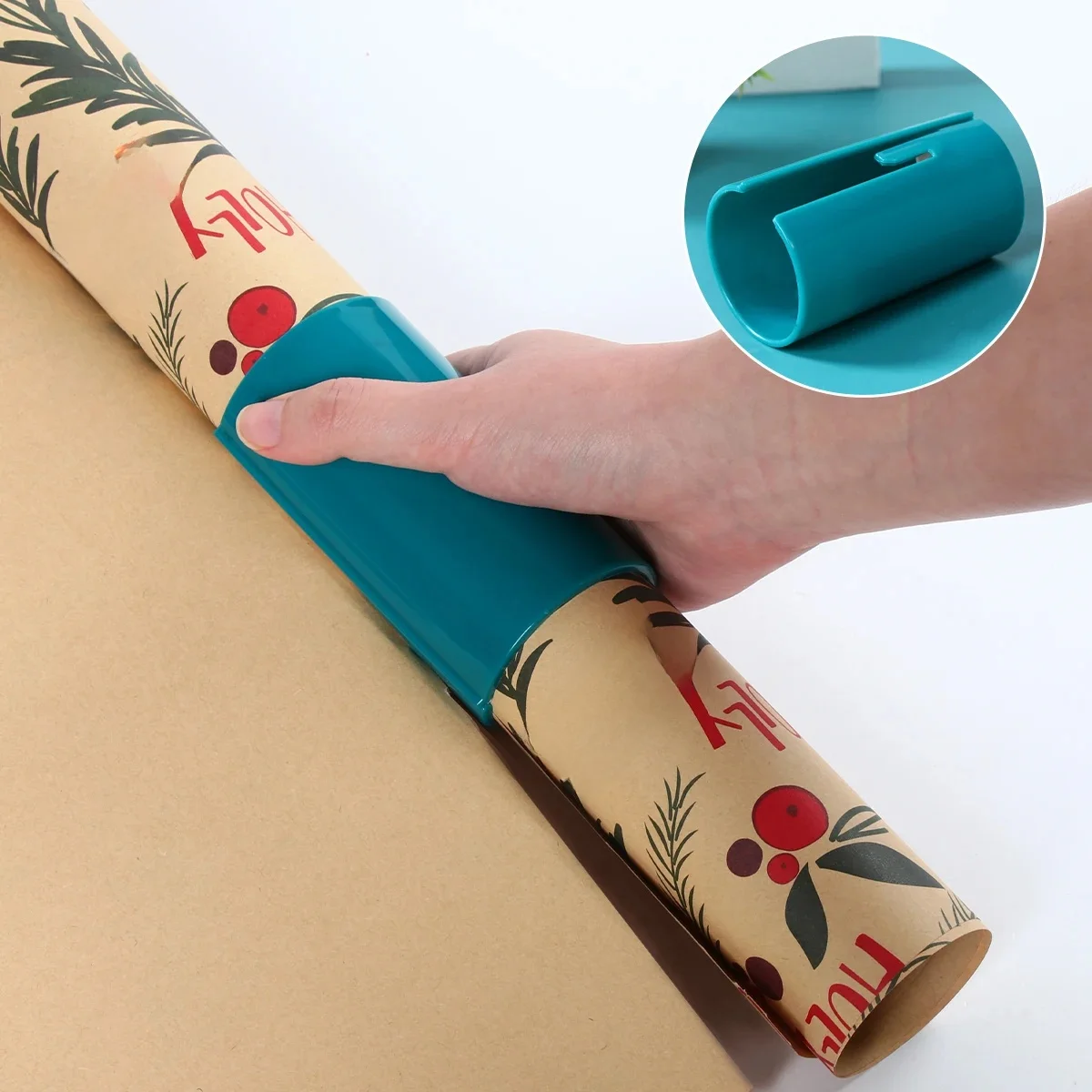 Mini coupe-papier d'emballage Portable, couteau de coupe de papier d'emballage, outil de coupe de papier d'emballage, Tube outils d'emballage cadeau 1 pièce