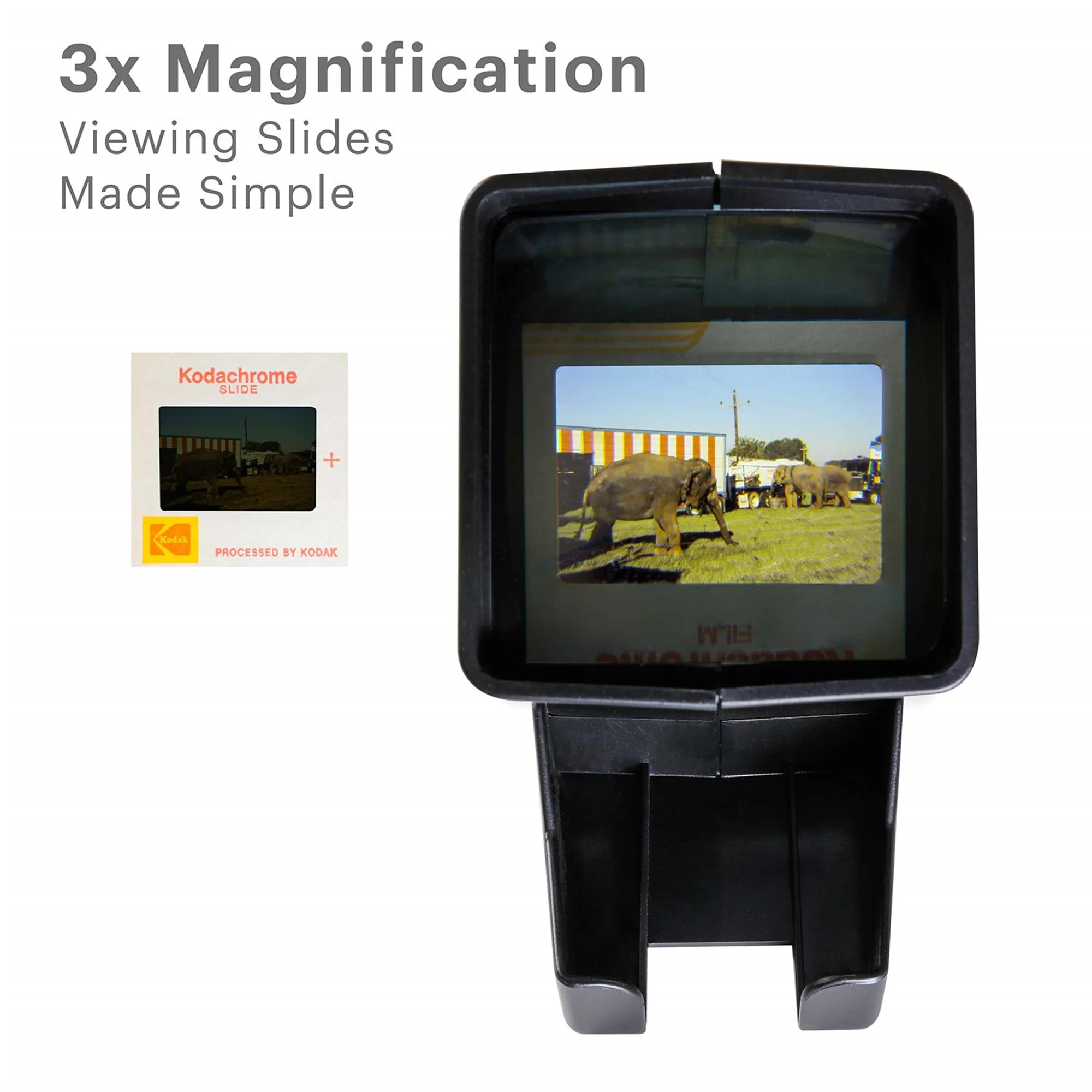 Kodak 35mm Film and Slide Viewer, Photo Slide Viewer with 3X Magnification for 35mm Slides & Film