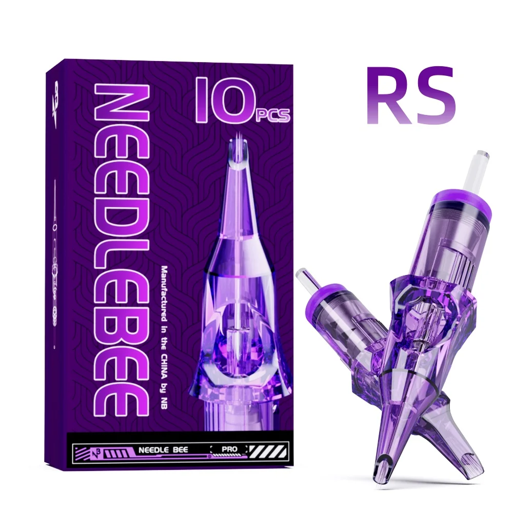 

​​Professional Tattoo Cartridge Needles Disposable Sterilized RS Needle for Shading&Coloring Universal Fit for Tattoo Machine