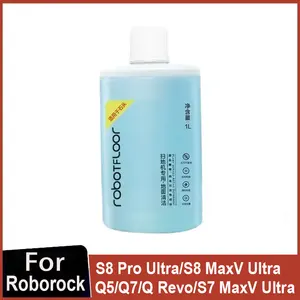 Floor Cleaning Solution 1L For Roborock S8 Pro Ultra S8 MaxV Ultra S7 MaxV Ultra Q5 Q7 Q Revo S8 PLUS S8+ Vacuum Cleaner Parts