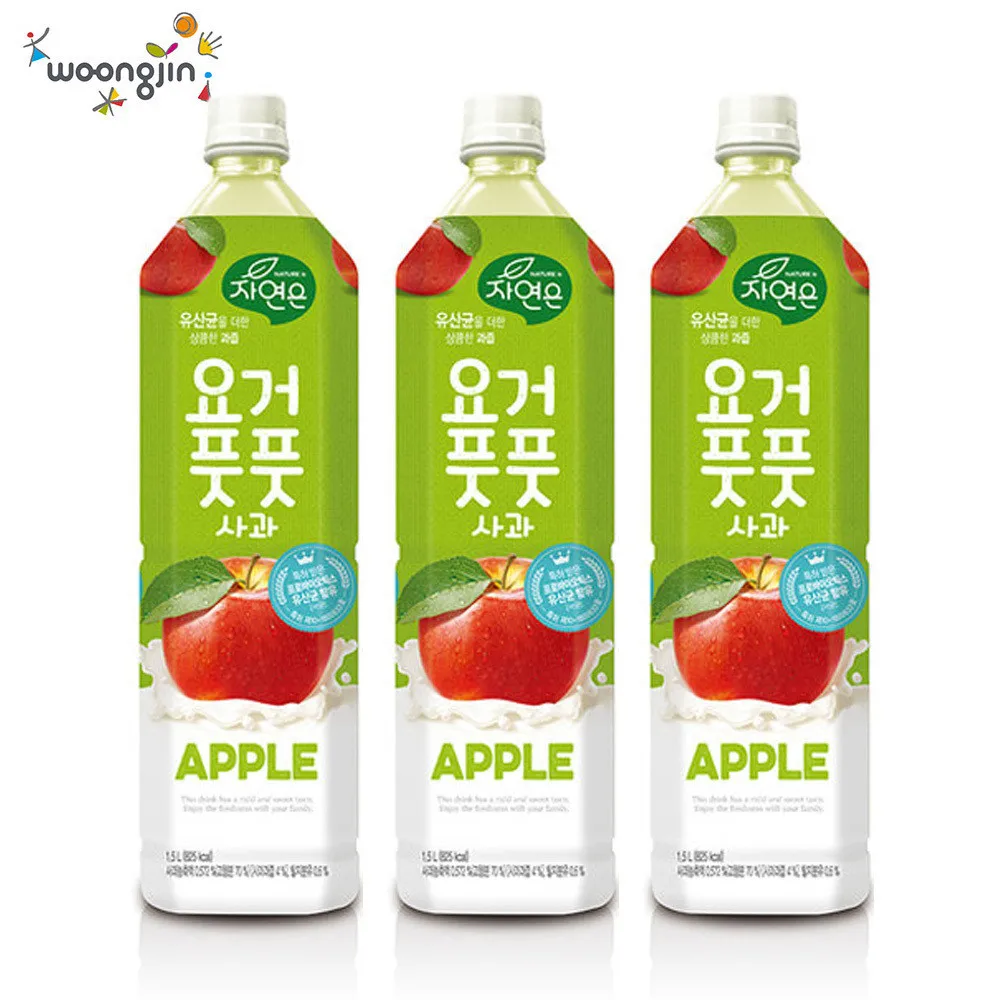 Woongjin Nature is a Yoger put put apples of 1.5L 12