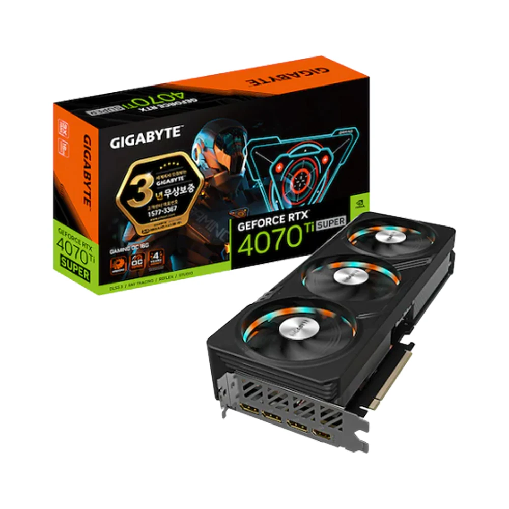 GIGABYTE GeForce RTX 4070 Ti SUPER Gaming OC D6X16GB JACE