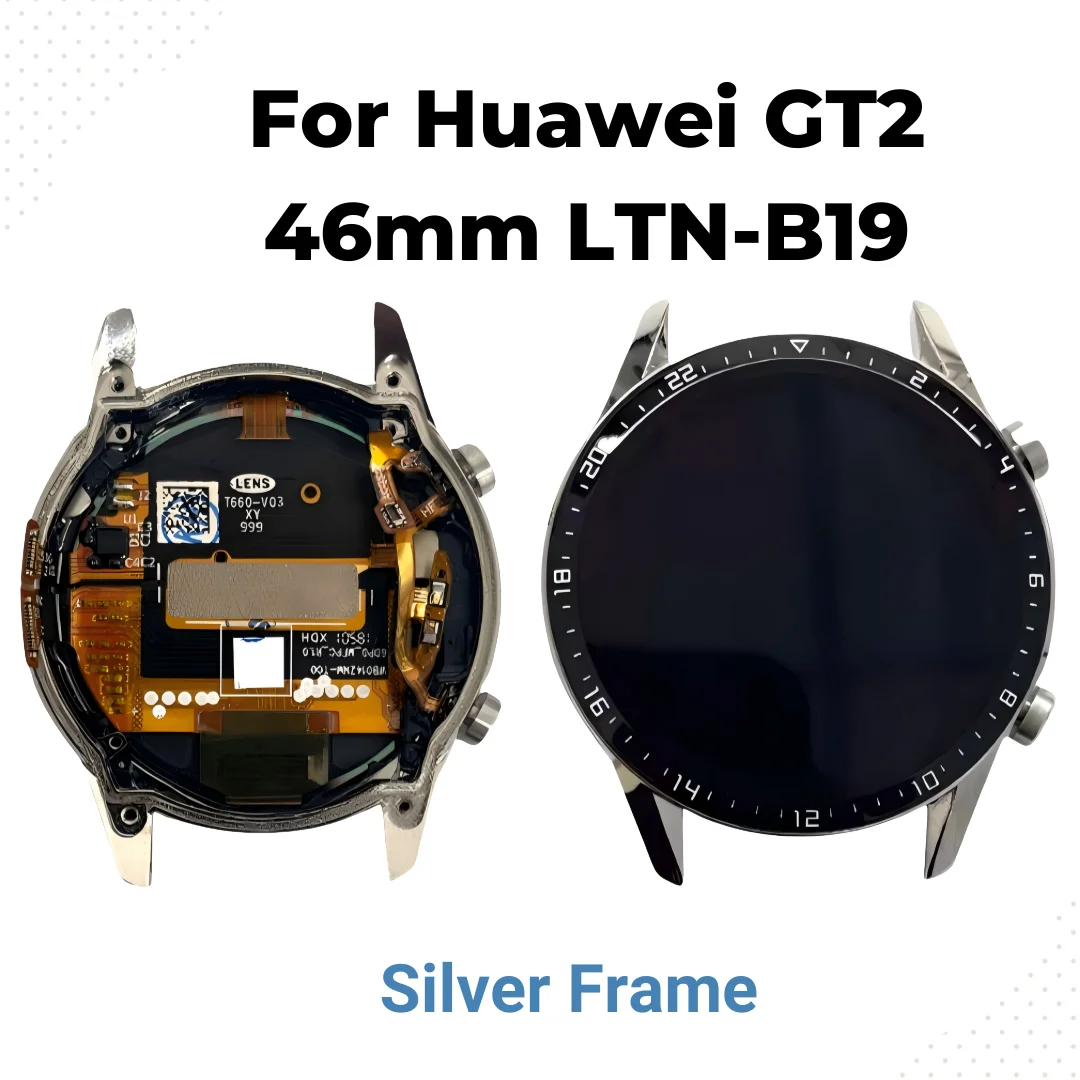 Für Huawei Watch GT2 46mm LTN-B19 LCD-Bildschirm-Ersatz Touch-Display Digitizer Ohne Rahmen / Mit Rahmen – Detail 3