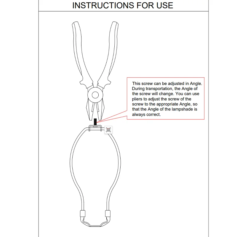 Supporto per paralume, arpa per lampada include base a sella standard, staffa per paralume resistente staccabile per lampade da tavolo e da terra