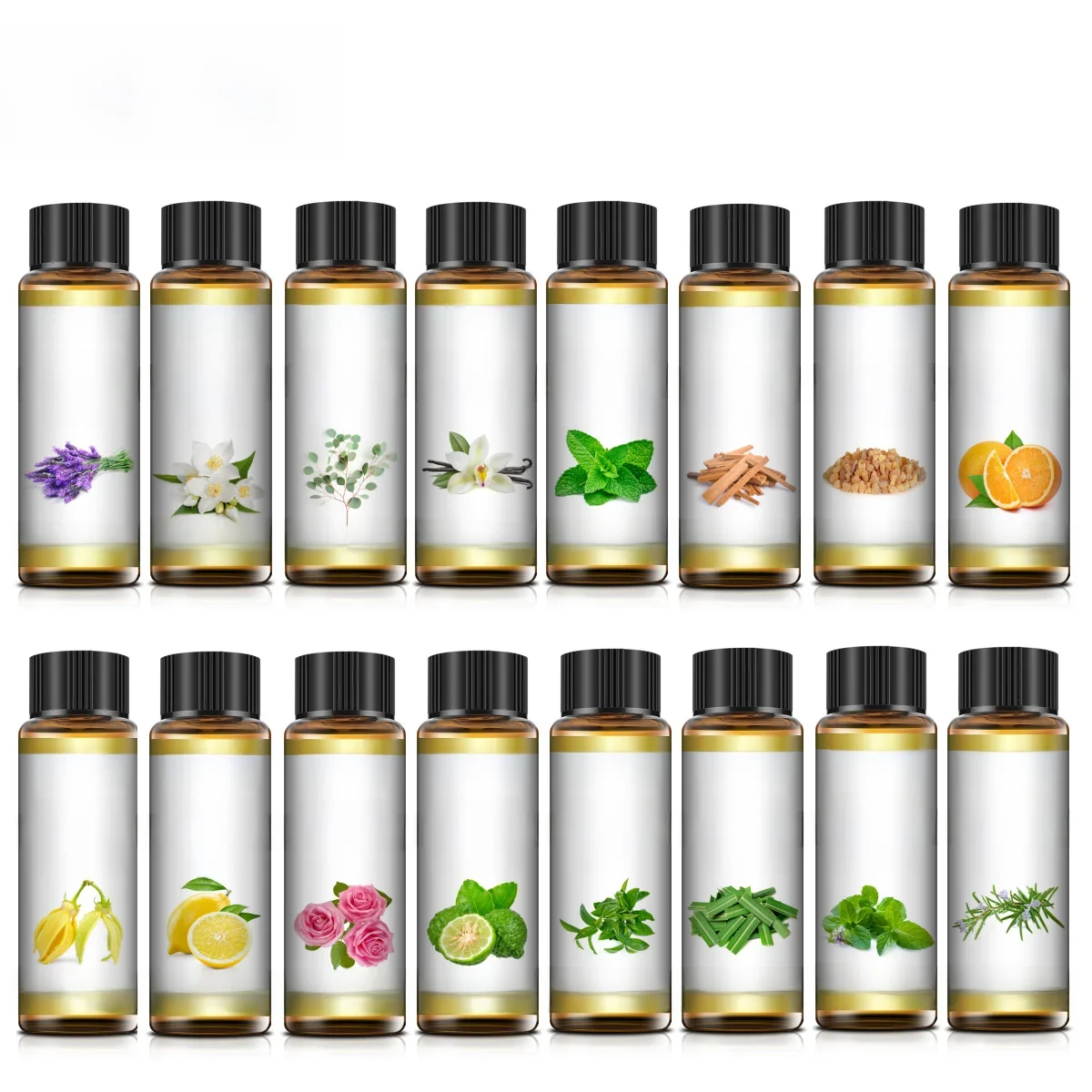 EUQEE 10ml naturalny olejek roślinny z zakraplaczem do dyfuzora nawilżacz lawenda jaśmin eukaliptus waniliowe olejki eteryczne — zdjęcie 2