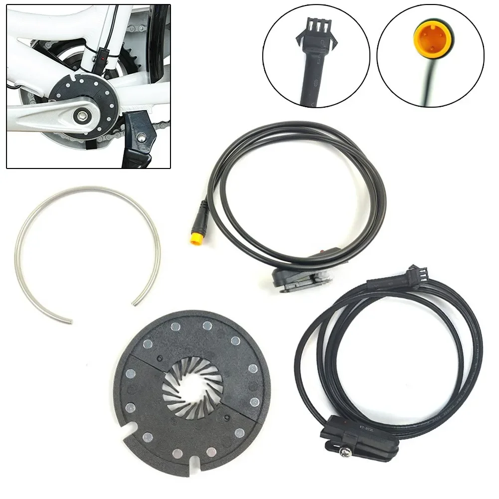 AliExpress NONE 12 Magnet E-Bike Split Disk PAS Sensor Bicycle Split PAS Pedal Assist Sensor Cadence Speed KT-D12L For Left Side Bottom Brackets