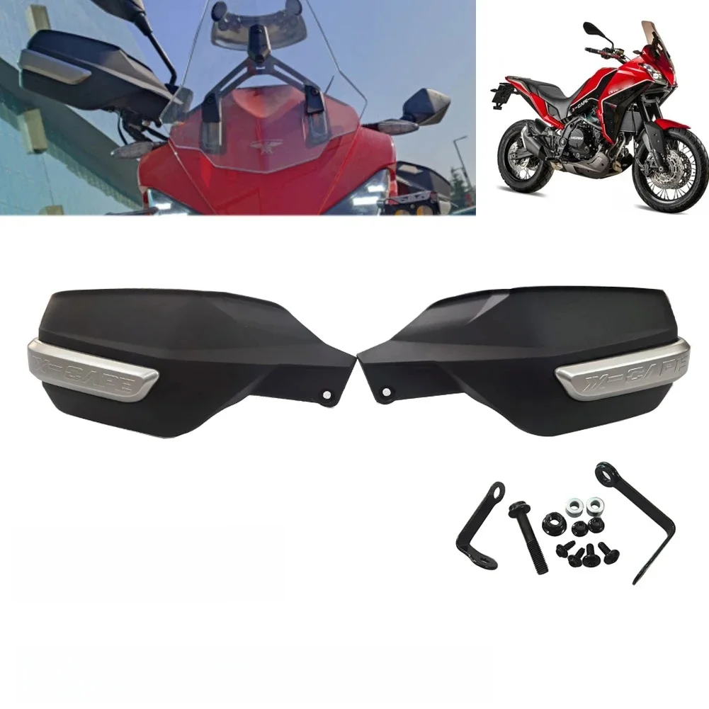 1 Paar Motorfiets Handbeschermer Handbescherming Beschermer Hander Bar Voorruit Voor Morini X-Cape 650 X Cape 650 - afbeelding 2