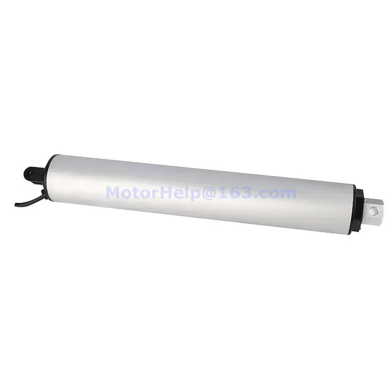 Atuador Linear de Velocidade Rápida Personalizado da C.c. Curso Ajustável 12v 24v 230 mm 9.2 Polegada 30 mm 50 mm 100 mm 200n 20kg Carga 44lb