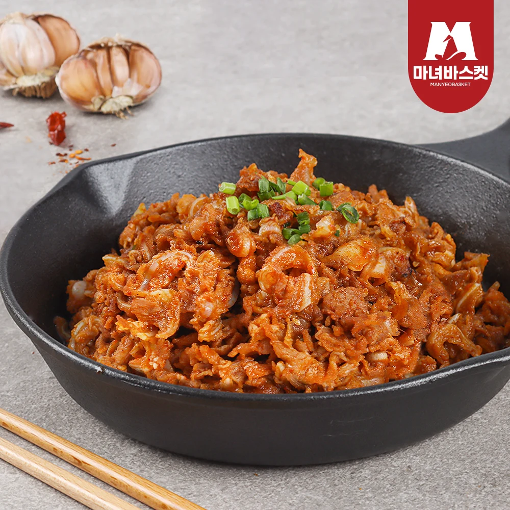 [마녀바스켓]오독오독 용식이 오돌뼈구이(매콤한맛)300g x4팩