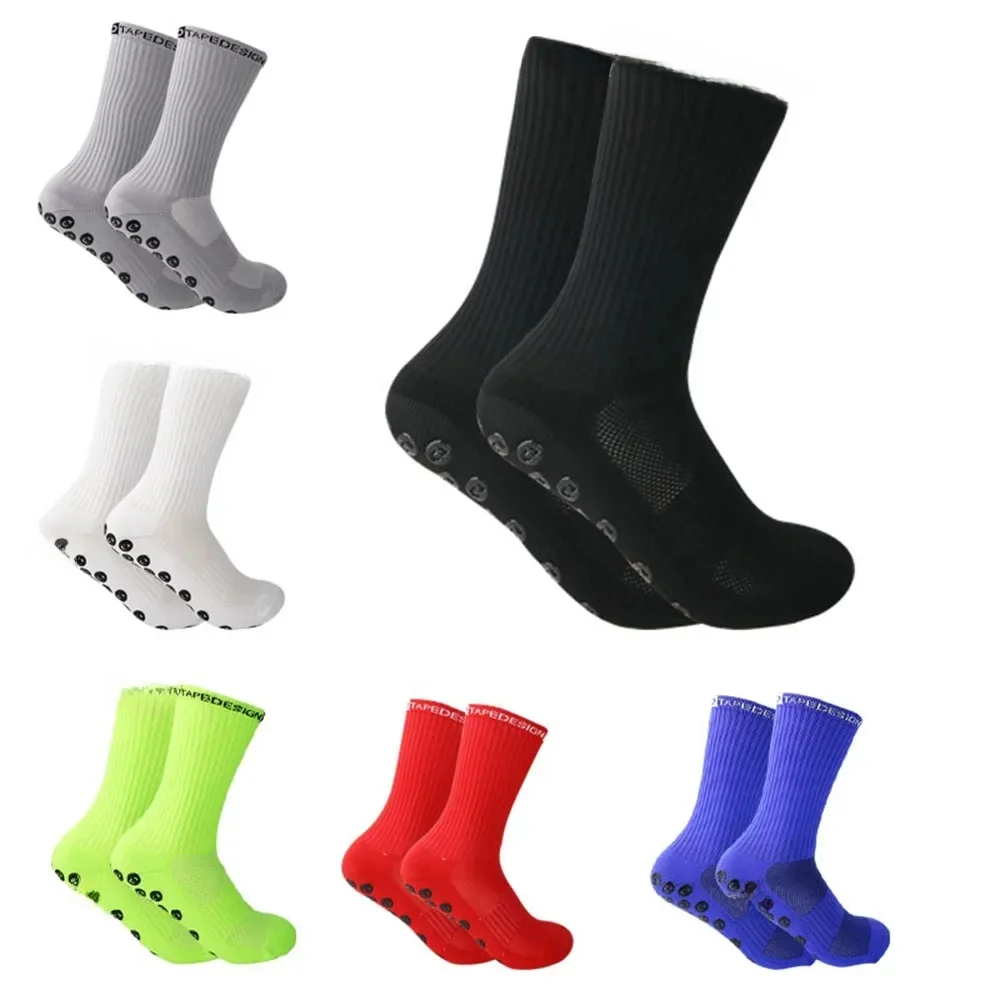 AliExpress 1 Pair Men's Non Slip Soccer Socks Breathable Knee Length Towel Bottom Cycling Hiking Soccer Socks
