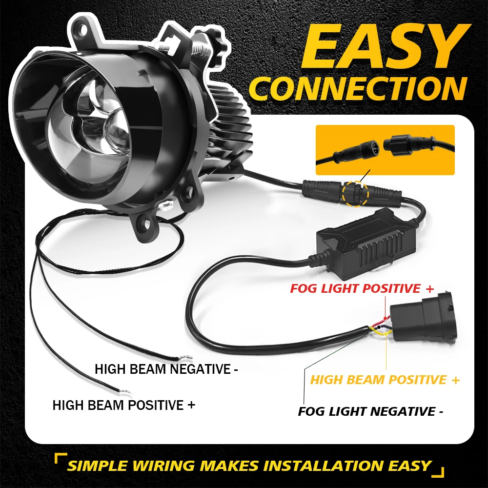 

3Inch Projector Car Fog Projector Lens Ultra Bright For Toyota Corolla Yaris Auris RAV4 Camry Fortuner Land Cruiser Prado Hilux