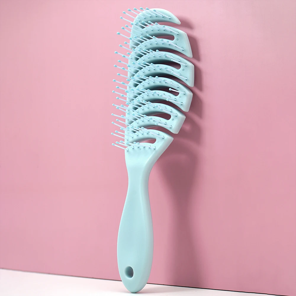 Hollow Out Hair Brush Scalp Massage Combs Hair Styling Detangler Hairbrush Fast Blow Drying Detangling Tool Wet Dry Curly Hair