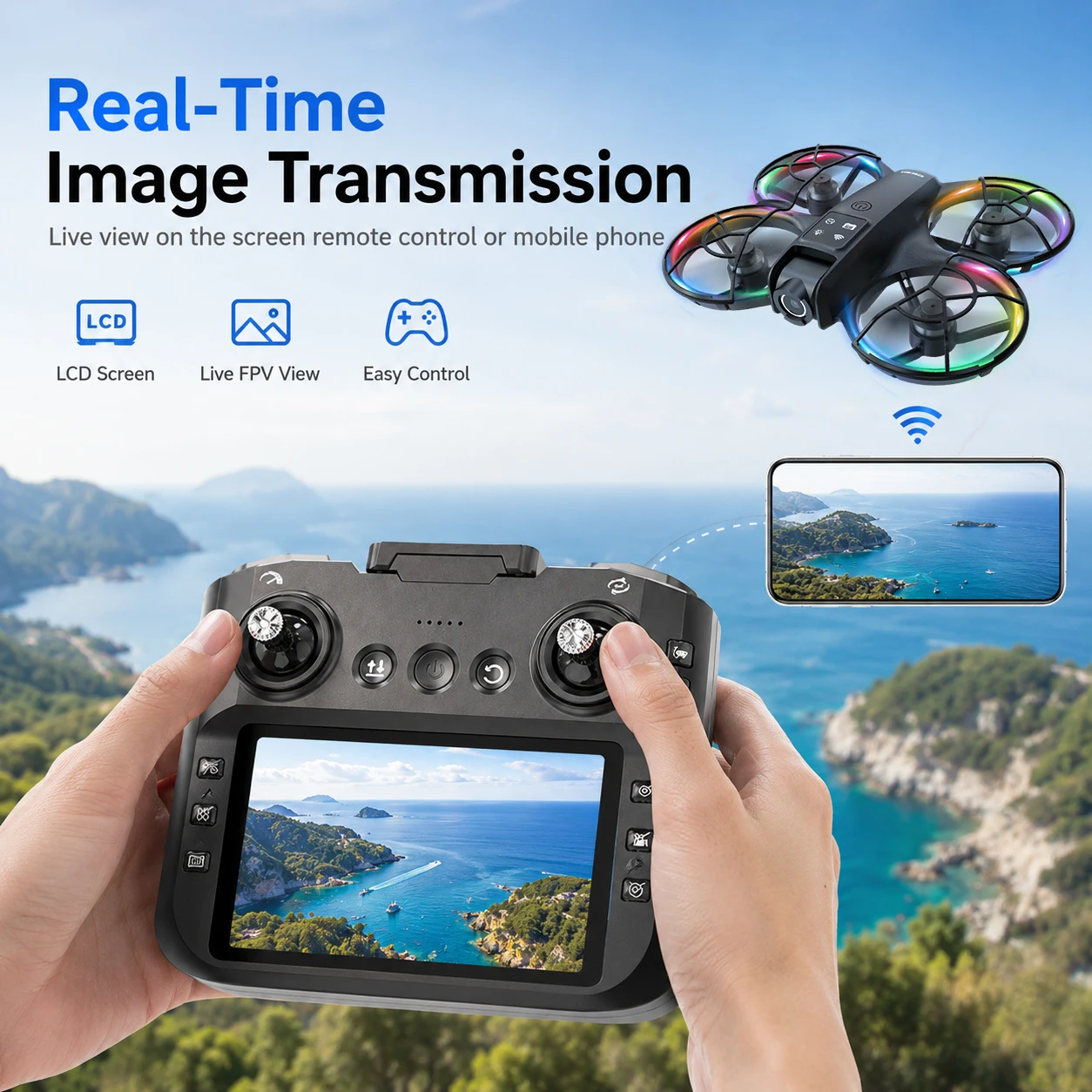 ZNLYRION Mini Drone K200MAX Fu - огляд і ціна Drone Rc Full Form