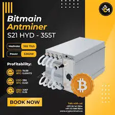 DC BEST DEAL Buy Bitmain Antminer S21 Hydro (319TH) - Bitcoin Miner (BTC)