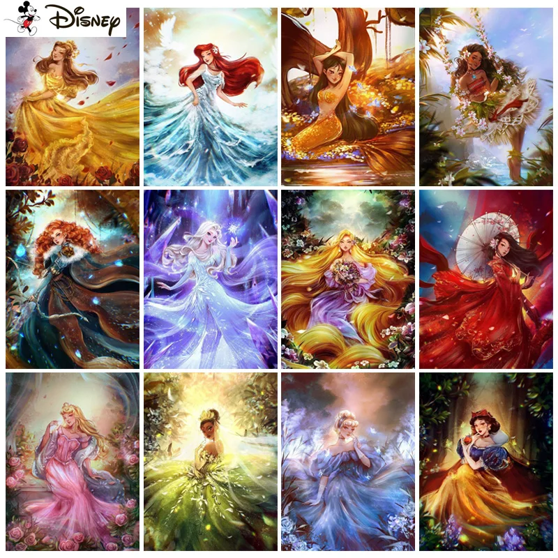 Disney pełny haft diamentowy Diy 5D diament malarstwo Cross Stitch \