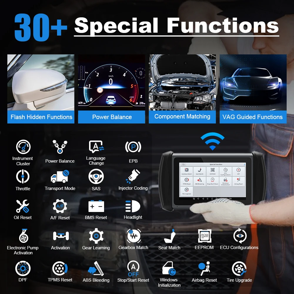 Neueste XTOOL IK618 X100 Schlüssel Programmierer Auto OBD2 Diagnose Werkzeuge X100PAD3 Schlüssel Programmierer 30 + Reset Dienen Bi- Directional control